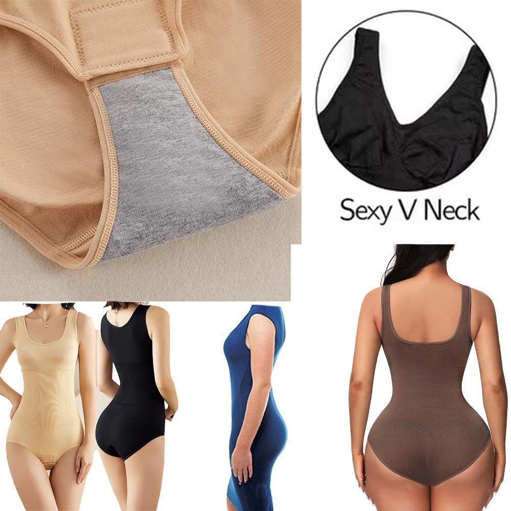Tight-fitting abdominal-restricting women's underwear set