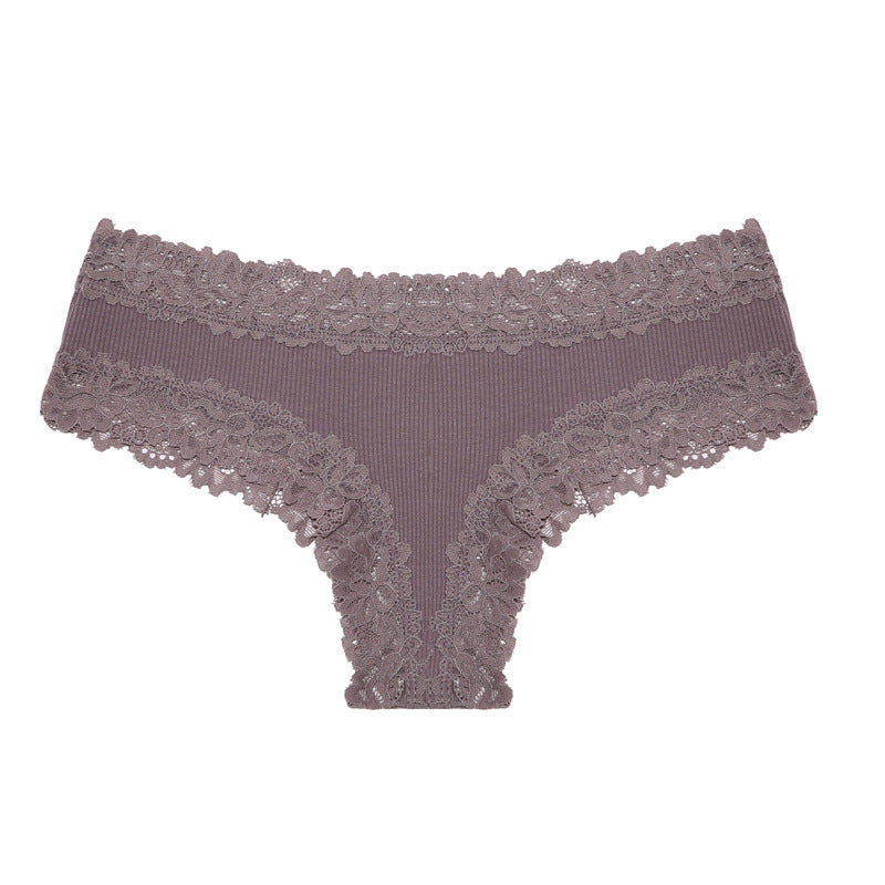 Women's cotton-lined thong underwear