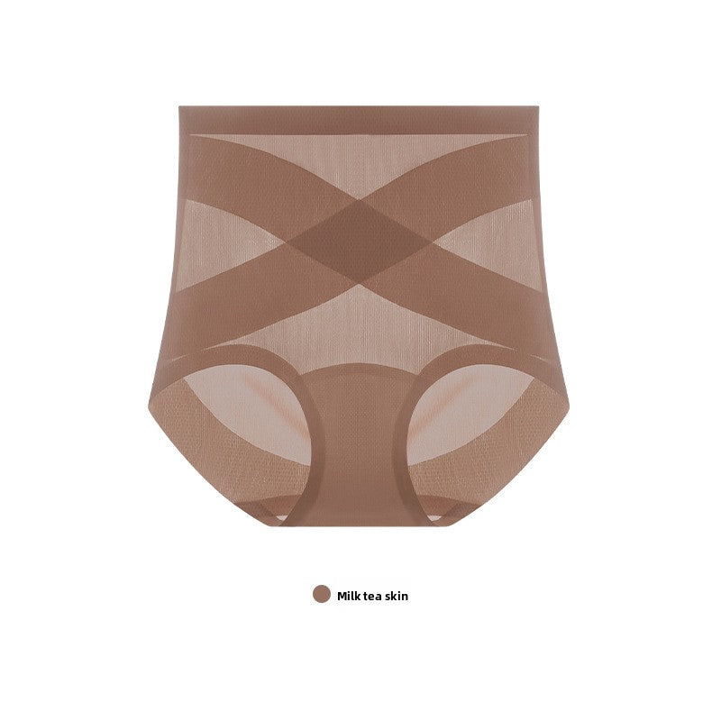 High-waisted seamless underwear, triangle shorts