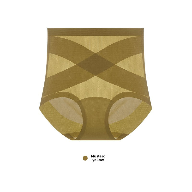 High-waisted seamless underwear, triangle shorts