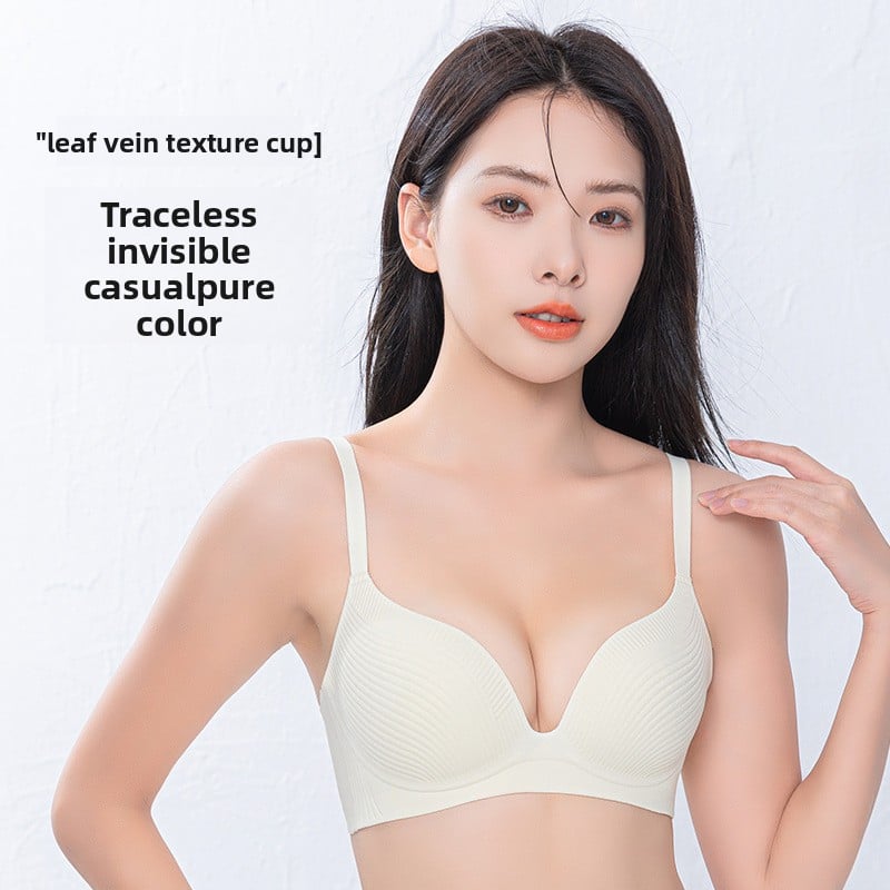 Solid-color one-piece seamless underwear