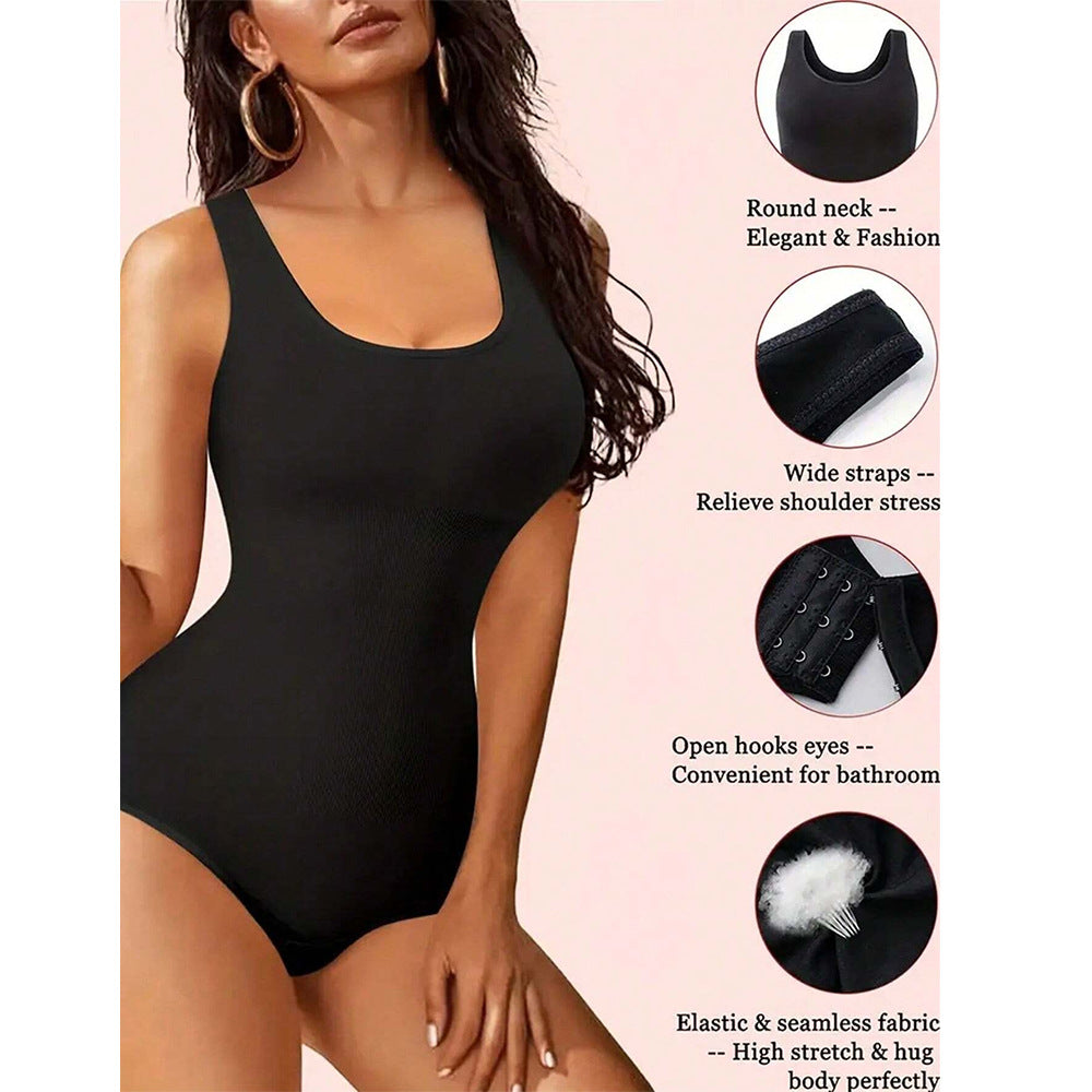 Large-sized cinched-waist, hip-lifting and body-hugging underwear