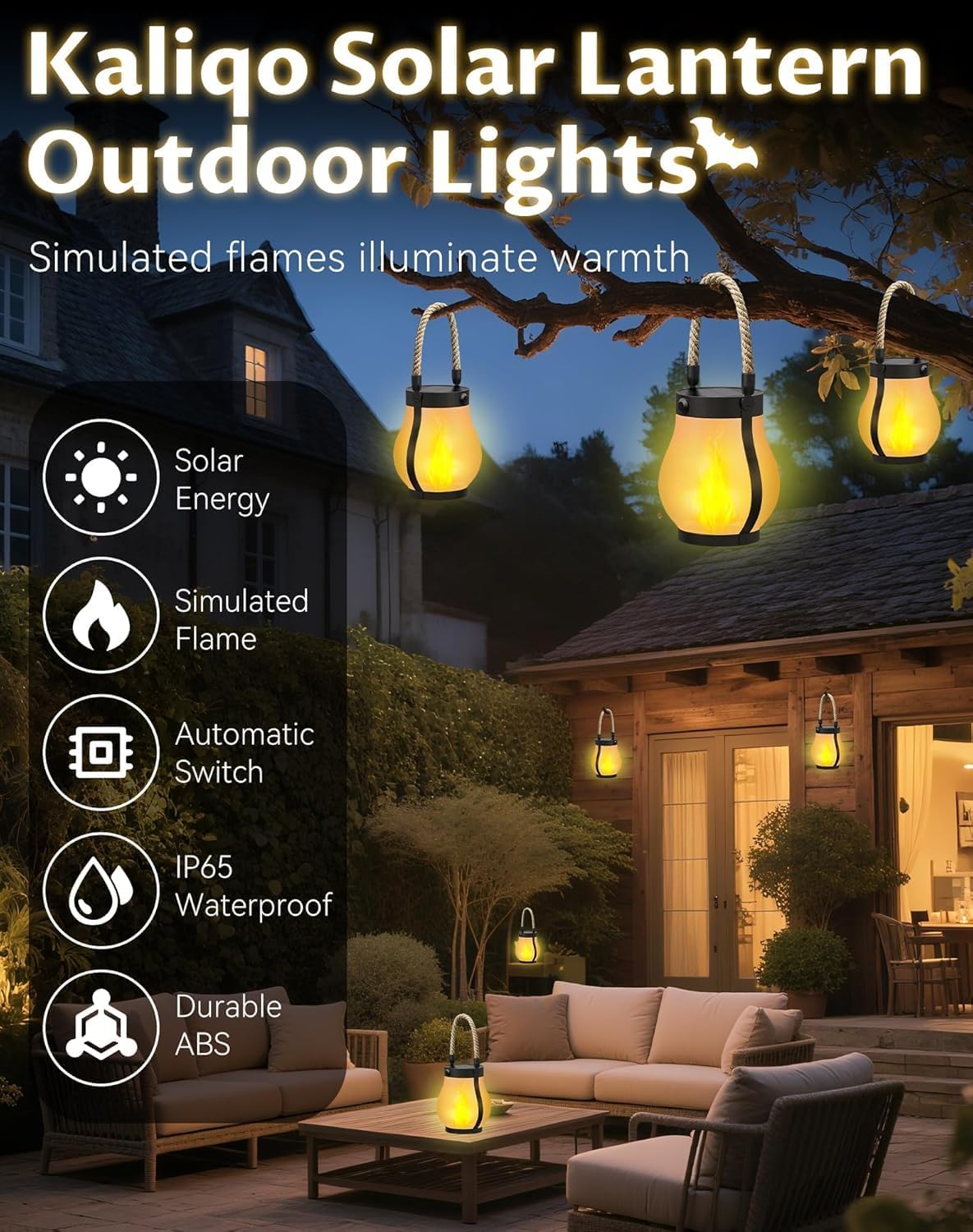 Solar Lantern Outdoor Lights