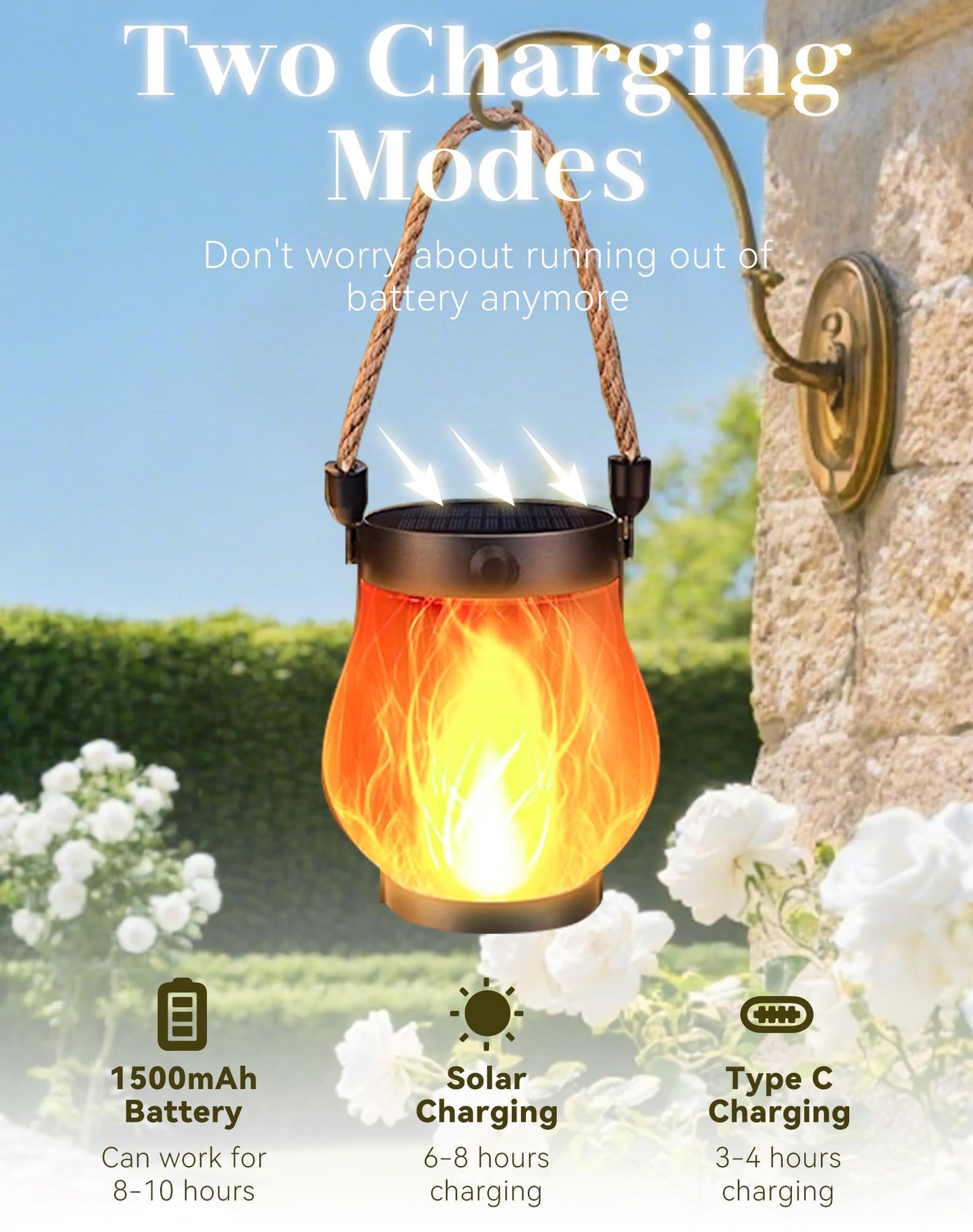 Solar Lantern Outdoor Lights