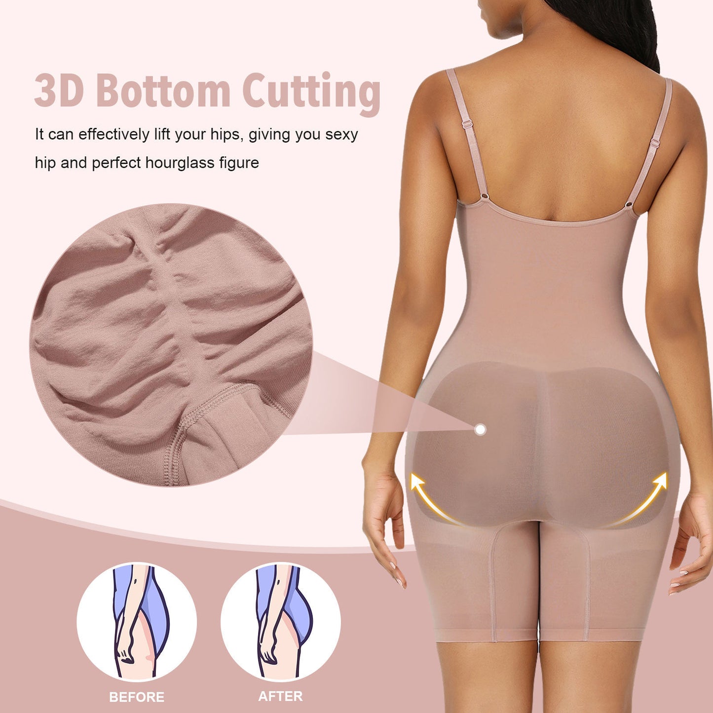 Arm-lifting Waist Tunic Underwear One-piece Clothes