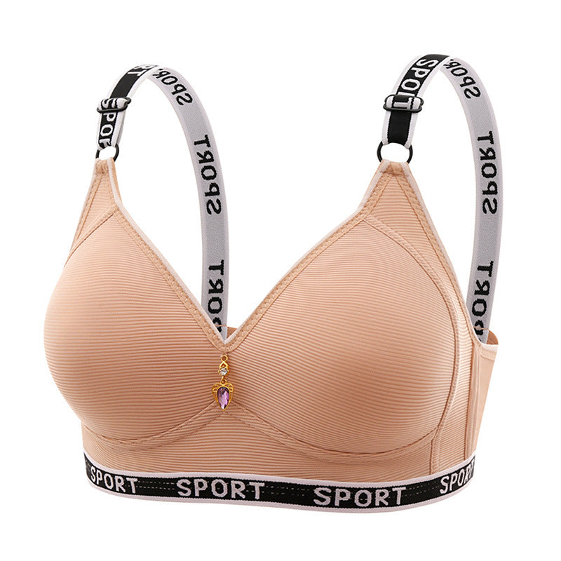 Large-sized underwear without steel rims