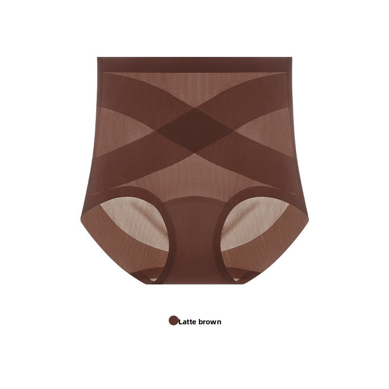 High-waisted seamless underwear, triangle shorts