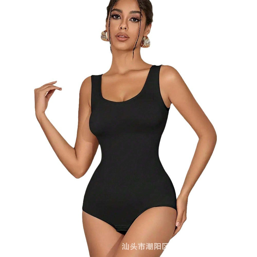 Large-sized cinched-waist, hip-lifting and body-hugging underwear