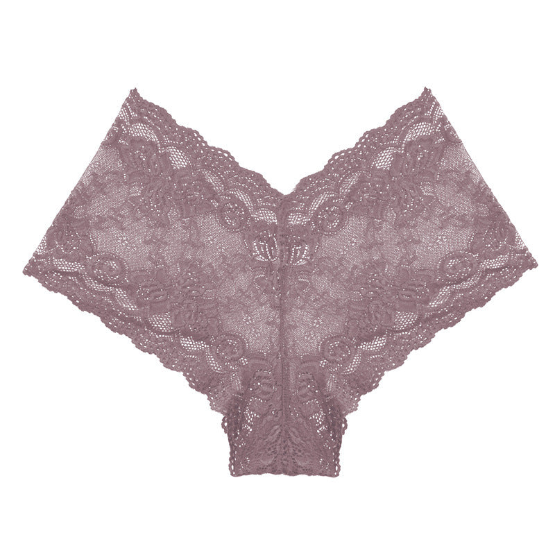 Ladies Lace Underwear Soft Floral Briefs