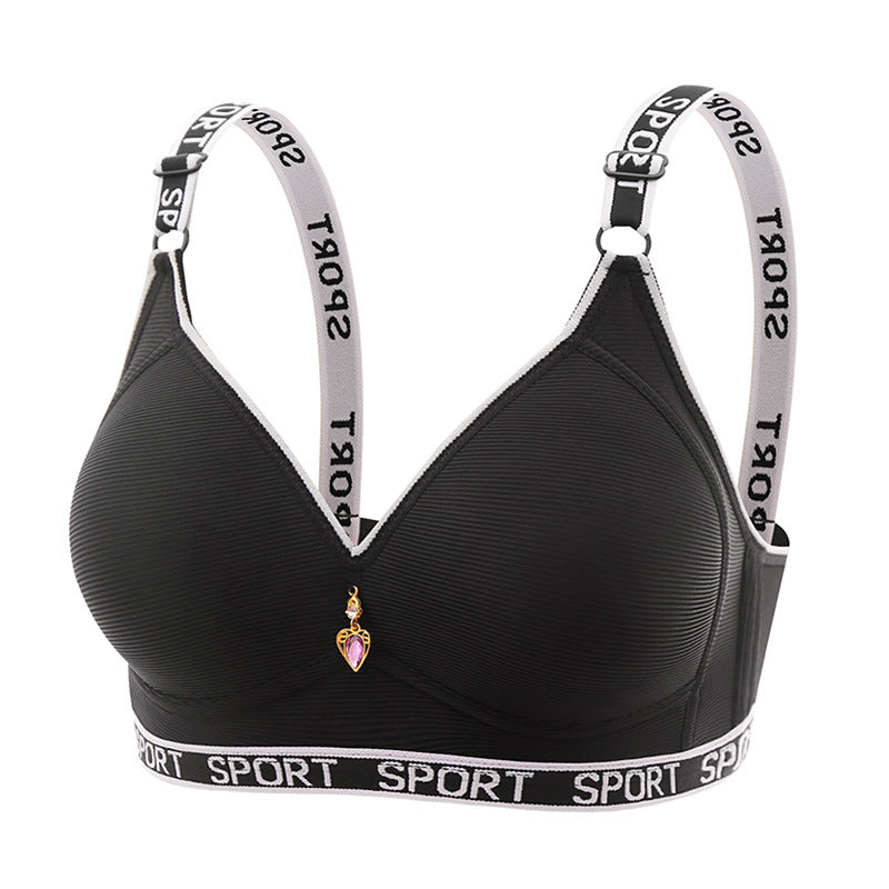 Large-sized underwear without steel rims