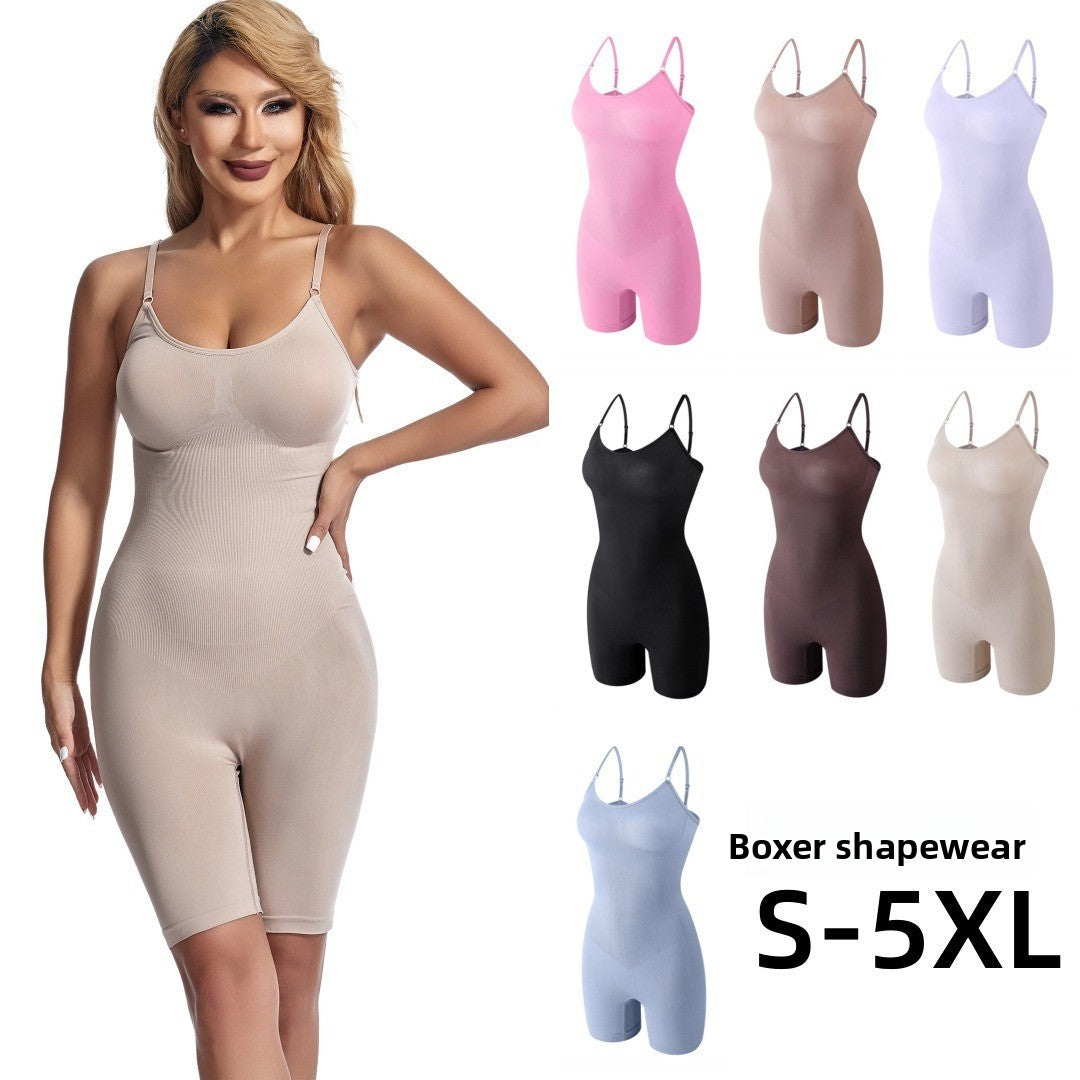 Women's large-size high-waist seamless shaping underwear