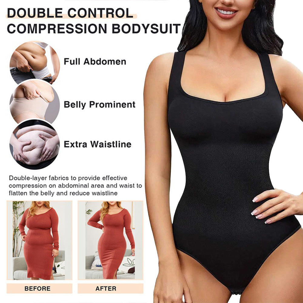 Large-sized cinched-waist, hip-lifting and body-hugging underwear