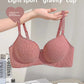 Traceless Thickened Underwear Women's Gathering Small Chest Large Steamed Bread Cup Soft Support Parammary Gap