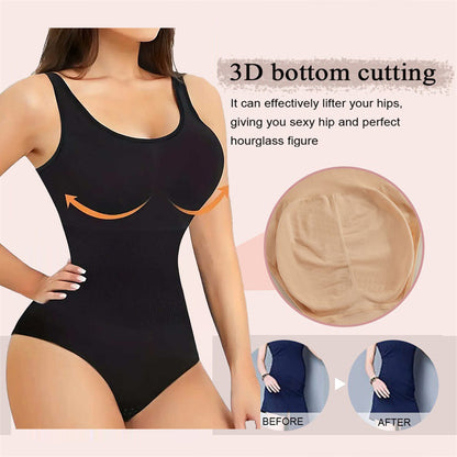 Large-sized cinched-waist, hip-lifting and body-hugging underwear