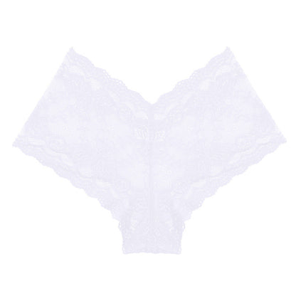 Ladies Lace Underwear Soft Floral Briefs