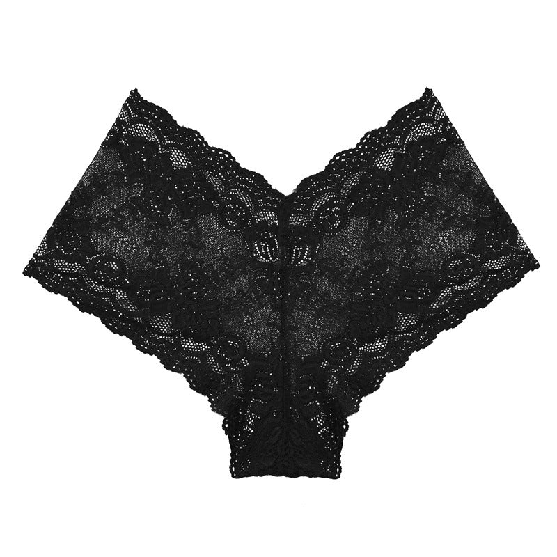 Ladies Lace Underwear Soft Floral Briefs