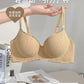 Traceless Thickened Underwear Women's Gathering Small Chest Large Steamed Bread Cup Soft Support Parammary Gap