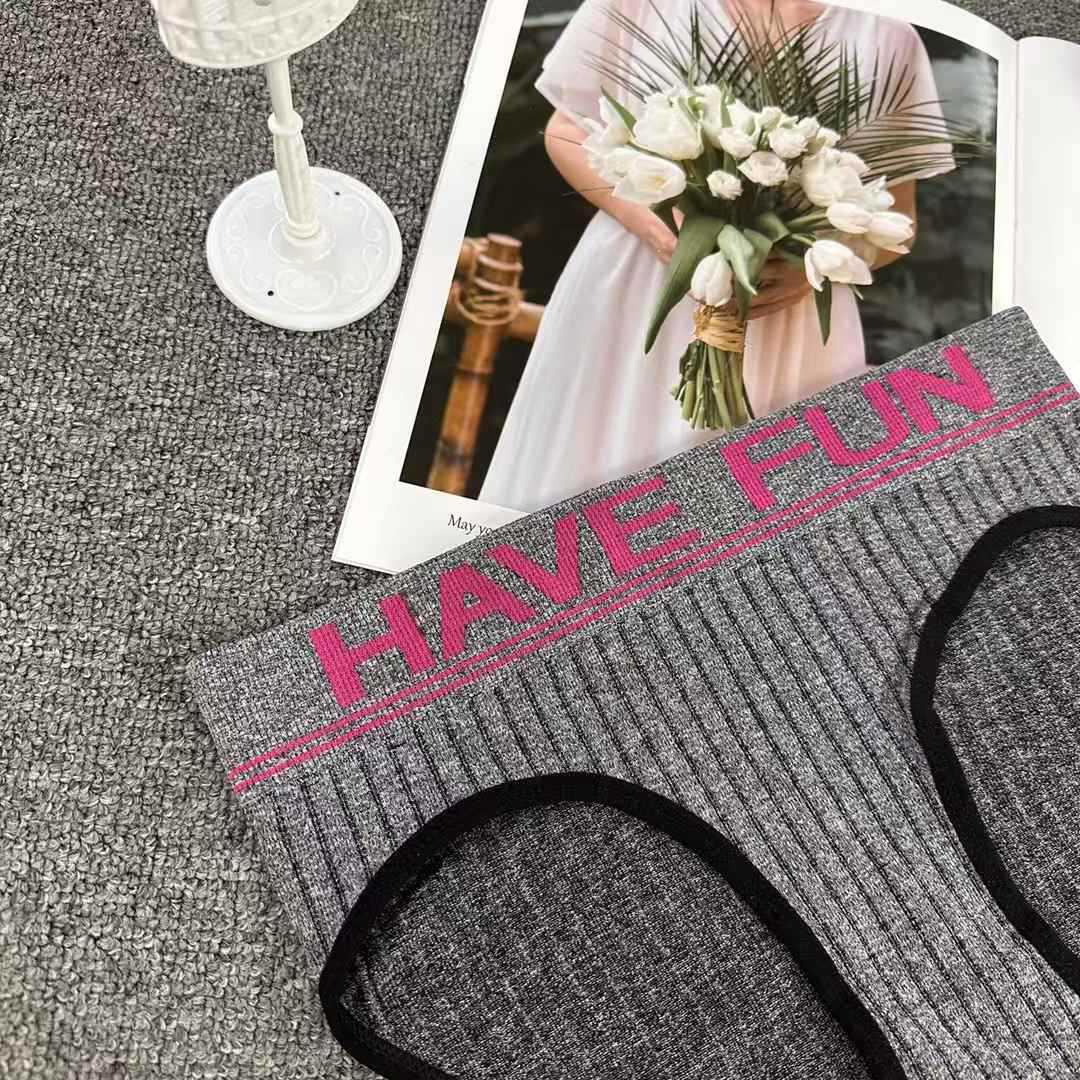 Ribbon-lettered lady's underwear
