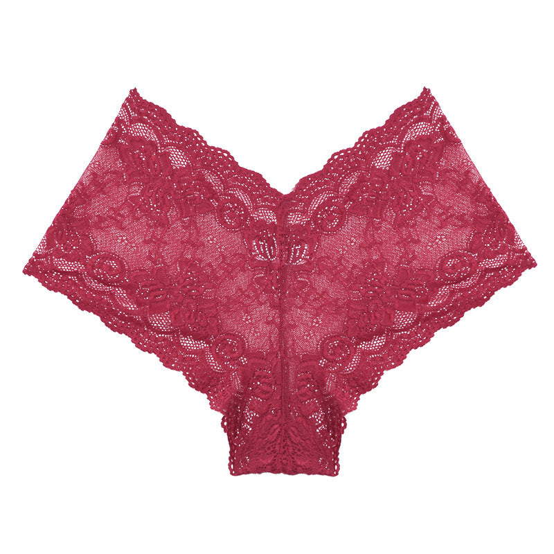 Ladies Lace Underwear Soft Floral Briefs