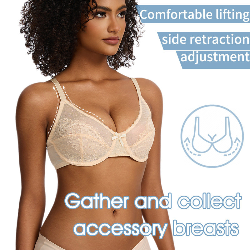 underwear women's breathable and comfortable soft steel ring top