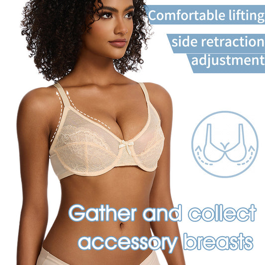 underwear women's breathable and comfortable soft steel ring top