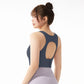 Women's One-piece high-strength shockproof sports underwear plus size push up outdoor fitness bra chubby girl yoga vest