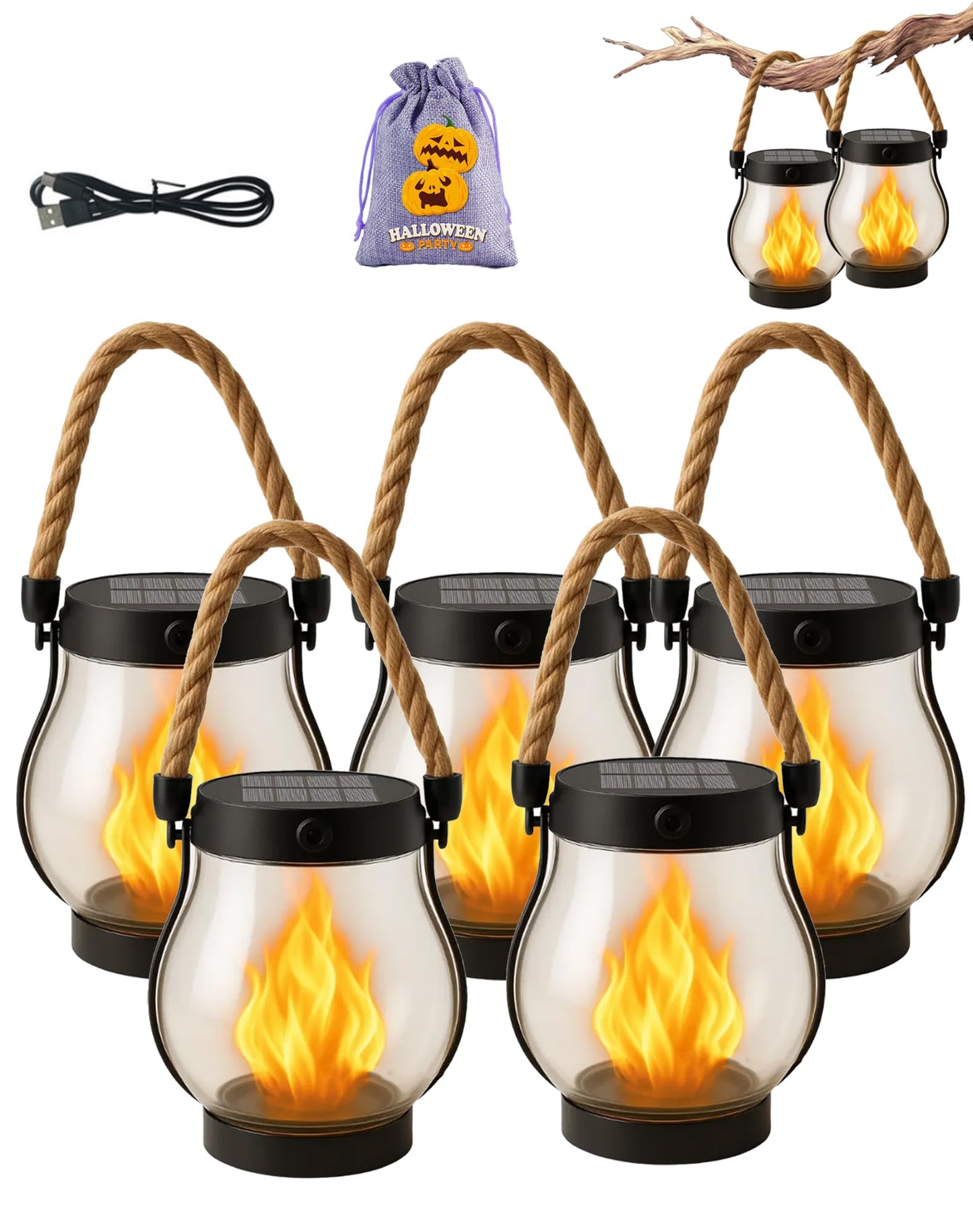 Solar Lantern Outdoor Lights