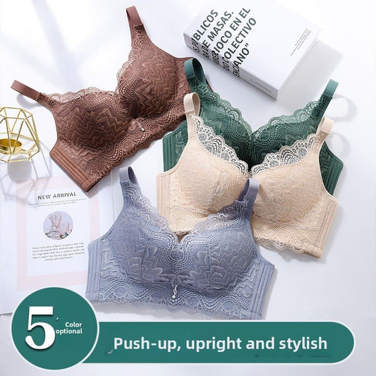 Lace underwear for women without steel rims