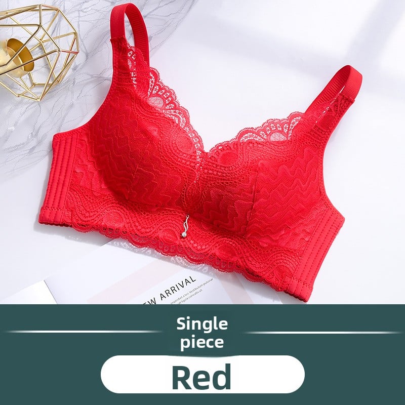 Lace underwear for women without steel rims