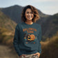 Halloween Town Sweatshirt – Vintage Pumpkin Graphic – Bella Canvas 3501 – Halloween Crewneck – Spooky Season Shirt – Unisex S-3XL