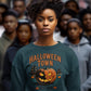 Halloween Town Sweatshirt – Vintage Pumpkin Graphic – Bella Canvas 3501 – Halloween Crewneck – Spooky Season Shirt – Unisex S-3XL