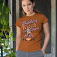 Baddest Witch in Town Retro Halloween Bella+Canvas 3001 T-Shirt – Spooky Cute Fall Tee