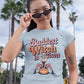 Baddest Witch in Town Retro Halloween Bella+Canvas 3001 T-Shirt – Spooky Cute Fall Tee