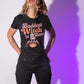 Baddest Witch in Town Retro Halloween Bella+Canvas 3001 T-Shirt – Spooky Cute Fall Tee