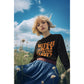 Witch Way to the Candy Halloween Sweatshirt – Bella+Canvas 3501 Unisex Pullover – Spooky Funny Fall Sweater (S–3XL, Multiple Colors)