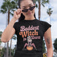 Baddest Witch in Town Retro Halloween Bella+Canvas 3001 T-Shirt – Spooky Cute Fall Tee