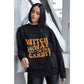 Witch Way to the Candy Halloween Sweatshirt – Bella+Canvas 3501 Unisex Pullover – Spooky Funny Fall Sweater (S–3XL, Multiple Colors)