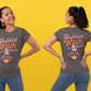 Baddest Witch in Town Retro Halloween Bella+Canvas 3001 T-Shirt – Spooky Cute Fall Tee