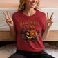Halloween Town T-Shirt – Vintage Pumpkin Graphic – Bella Canvas 3001 – Halloween Tee – Spooky Season Shirt – Unisex S-3XL
