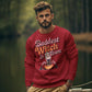 Baddest Witch in Town Retro Halloween Bella+Canvas 3501 Sweatshirt – Spooky Cute Fall Outfit