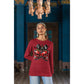 Spooky Cherry Halloween Bow Sweatshirt with a playful cherry design.