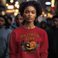 Halloween Town Sweatshirt – Vintage Pumpkin Graphic – Bella Canvas 3501 – Halloween Crewneck – Spooky Season Shirt – Unisex S-3XL