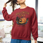 Halloween Town Sweatshirt – Vintage Pumpkin Graphic – Bella Canvas 3501 – Halloween Crewneck – Spooky Season Shirt – Unisex S-3XL