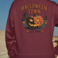 Halloween Town Sweatshirt – Vintage Pumpkin Graphic – Bella Canvas 3501 – Halloween Crewneck – Spooky Season Shirt – Unisex S-3XL