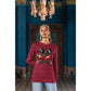 Spooky Cherry Halloween Bow Sweatshirt – Cute & Creepy Fall Vibes