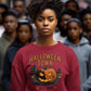 Halloween Town Sweatshirt – Vintage Pumpkin Graphic – Bella Canvas 3501 – Halloween Crewneck – Spooky Season Shirt – Unisex S-3XL