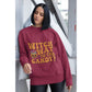 Witch Way to the Candy Halloween Sweatshirt – Bella+Canvas 3501 Unisex Pullover – Spooky Funny Fall Sweater (S–3XL, Multiple Colors)