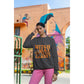 Witch Way to the Candy Halloween Sweatshirt – Bella+Canvas 3501 Unisex Pullover – Spooky Funny Fall Sweater (S–3XL, Multiple Colors)