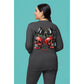 Spooky Cherry Halloween Bow Sweatshirt – Cute & Creepy Fall Vibes