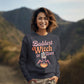 Baddest Witch in Town Retro Halloween Bella+Canvas 3501 Sweatshirt – Spooky Cute Fall Outfit